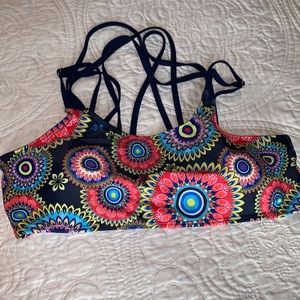 NWOT Large Swim Top Multicolored